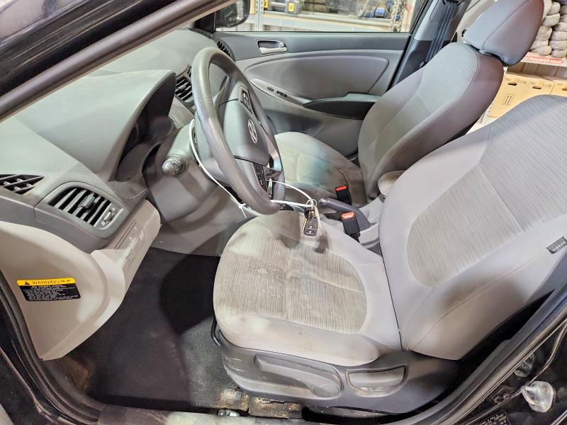 2017 Hyundai Accent VIN KMHCT4AE1HU333586 COPART salvage auction — FRONT END, Pa - Certificate Of Salvage, sold $500 on 2026-07-24 (photo 7)