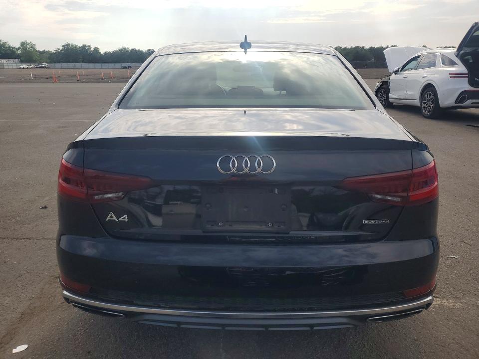 2019 Audi A4 VIN WAUDNAF46KA014353 COPART salvage auction — FRONT END, Ny - Mv-907A Salvage Certificate, sold $5,600 on 2026-07-08 (photo 6)