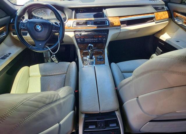 2013 BMW 7er VIN WBAYE8C56DD132363 COPART salvage auction — REAR END, Il - Salvage Certificate, sold $1,400 on 2026-07-24 (photo 8)