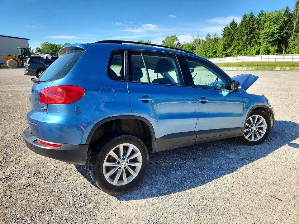 2017 Volkswagen Tiguan VIN WVGBV7AX8HK049439 COPART salvage auction — FRONT END, Ny - Mv-907A Salvage Certificate, sold $400 on 2026-08-03 (photo 3)