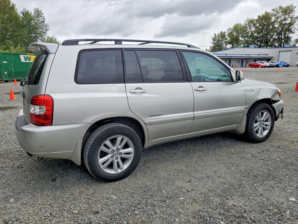 2006 Toyota Highlander hybrid VIN JTEEW21A060026965 COPART salvage auction — FRONT END, WA - BILL OF SALE, sold $600 on 2026-07-20 (photo 3)