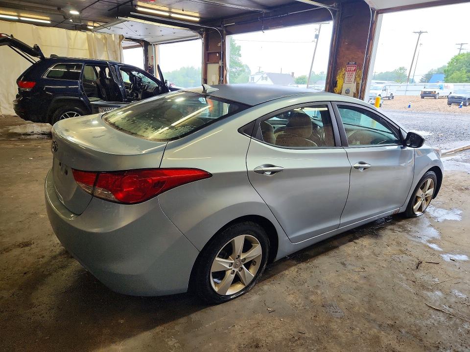 2012 Hyundai Elantra VIN KMHDH4AE4CU306347 COPART salvage auction — SIDE, Pa - Cert Of Title, sold $525 on 2026-07-30 (photo 3)