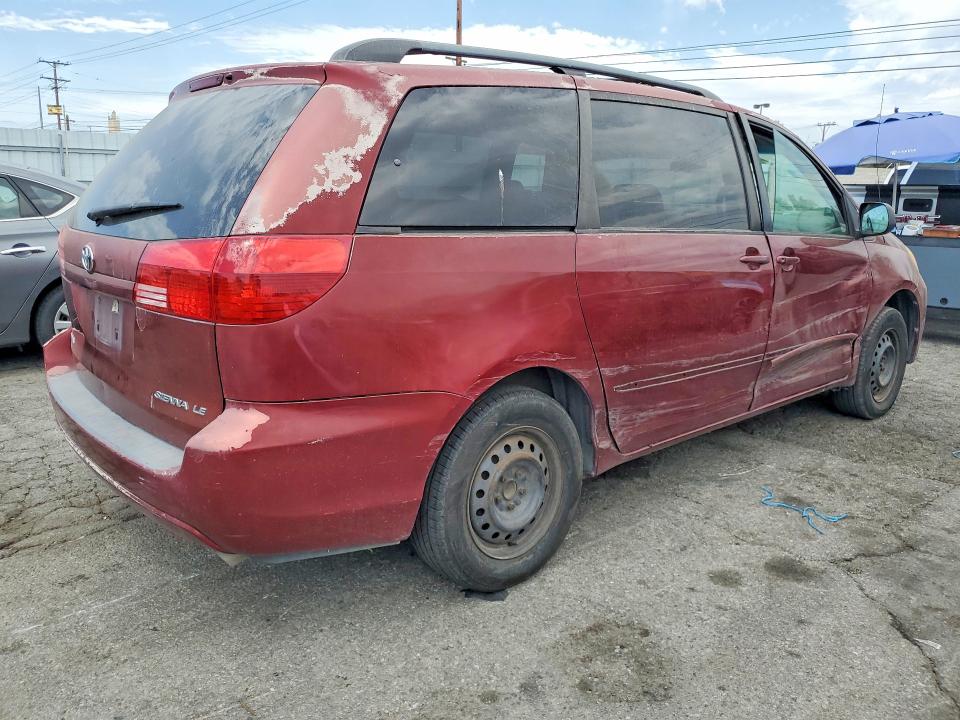 2004 Toyota Sienna VIN 5TDZA23C94S079581 COPART salvage auction — SIDE, Ca - Salvage Certificate, sold $725 on 2026-07-02 (photo 3)