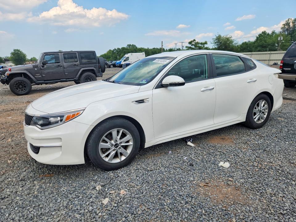 2017 Kia Optima VIN KNAGT4L34H5179223 COPART salvage auction — REAR END, Nj - Cert Of Title-Salvage, sold $1,800 on 2026-07-07 (photo 1)