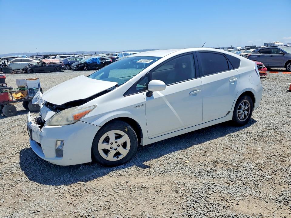 2011 Toyota Prius VIN JTDKN3DU9B0268640 COPART salvage auction — FRONT END, CA - SALVAGE CERTIFICATE, sold $1,250 on 2026-07-17 (photo 1)