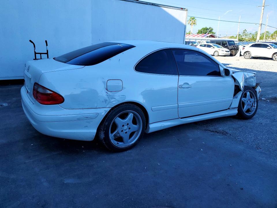 1999 Mercedes-benz Clk-class VIN WDBLJ70G4XF100267 COPART salvage auction — FRONT END, FL - CERT OF TITLE SLVG REBUILDABLE, sold $275 on 2026-07-17 (photo 3)