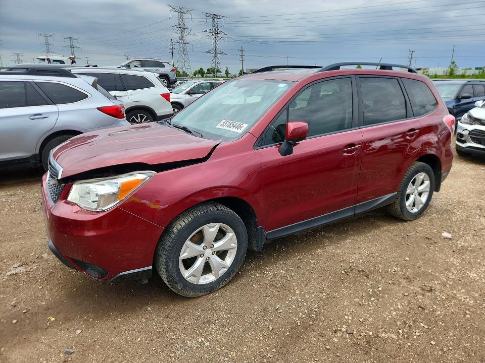 2015 Subaru VIN JF2SJADC2FH811276 COPART salvage auction — FRONT END, Il - Salvage Certificate, sold $925 on 2026-07-14 (photo 1)
