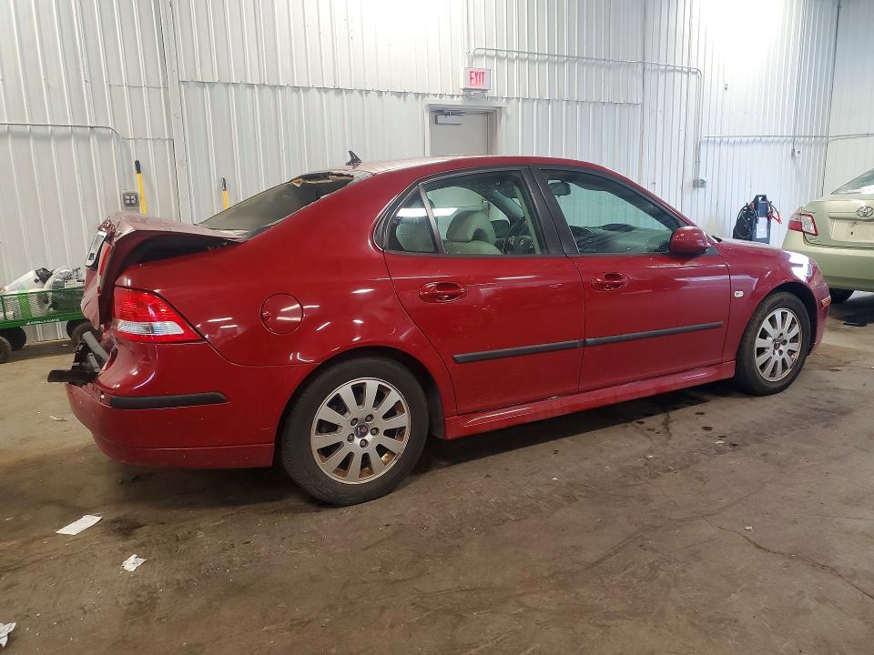 2006 Saab 9-3 VIN YS3FD49Y761026279 COPART salvage auction — REAR END, Mn - Cert Of Title-Salvage, sold $450 on 2026-07-28 (photo 3)