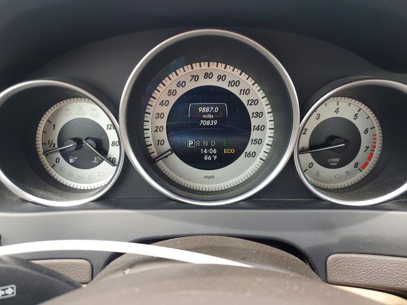 2014 Mercedes-benz C-klasse VIN WDDGF8AB9EG161107 COPART salvage auction — FRONT END, Salvage Title, sold $1,750 on 2026-07-20 (photo 9)