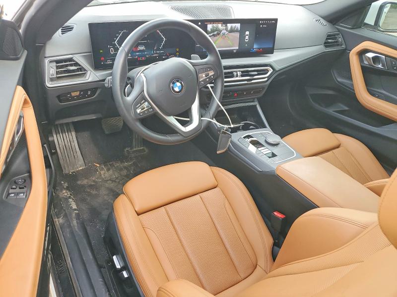 2023 BMW 2er VIN 3MW33CM03P8D24735 COPART salvage auction — FRONT END, On - Permit No Brand - Unfit, sold $15,450 on 2026-07-02 (photo 8)