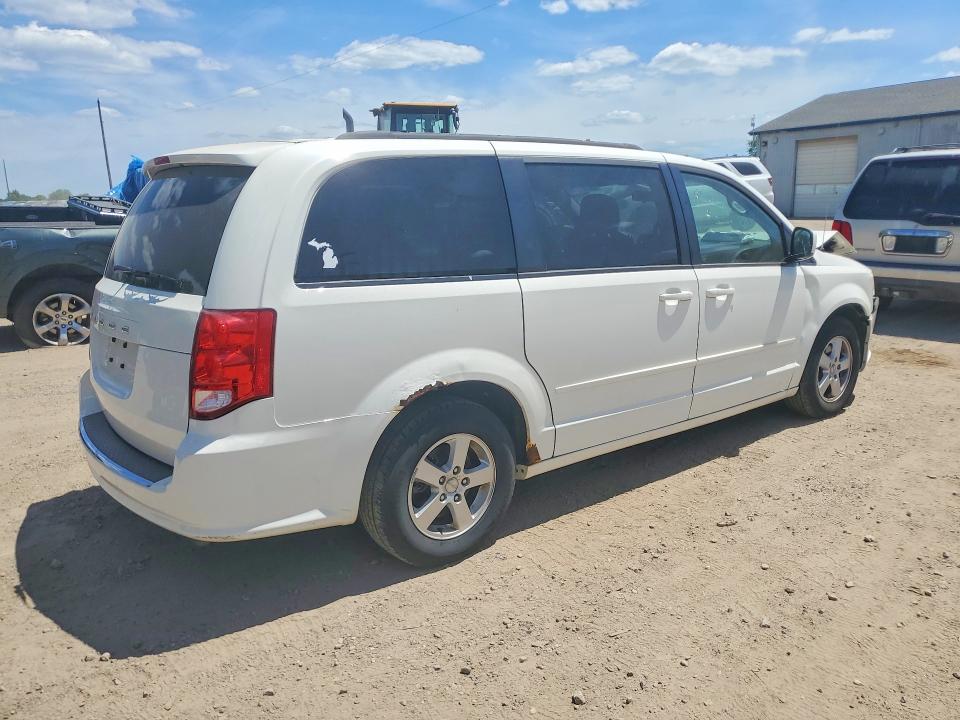 2012 Dodge Caravan VIN 2C4RDGCG5CR381044 COPART salvage auction — FRONT END, Mi - Certificate Of Title, sold $1,150 on 2026-07-29 (photo 3)