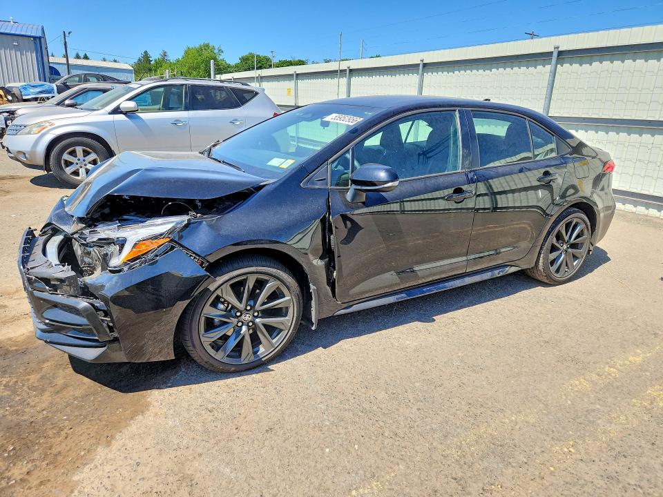 2025 Toyota Corolla VIN 5YFS4MCE5SP244781 COPART salvage auction — FRONT END, Pa - Certificate Of Salvage, sold $4,550 on 2026-07-17 (photo 1)