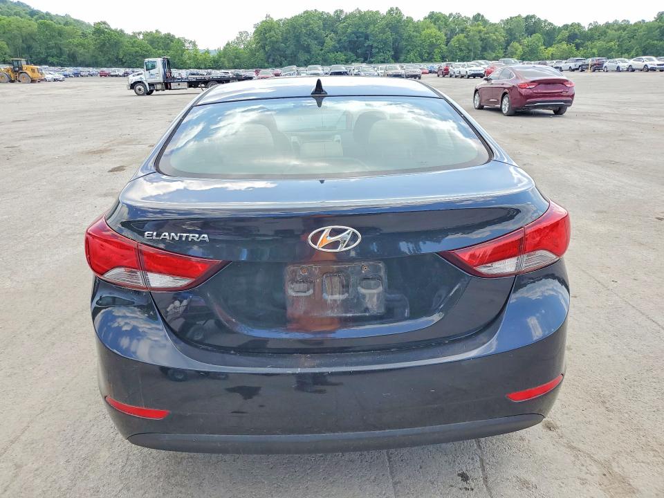 2015 Hyundai Elantra VIN KMHDH4AE9FU265055 COPART salvage auction — MECHANICAL, Pa - Cert Of Title, sold $900 on 2026-07-02 (photo 6)