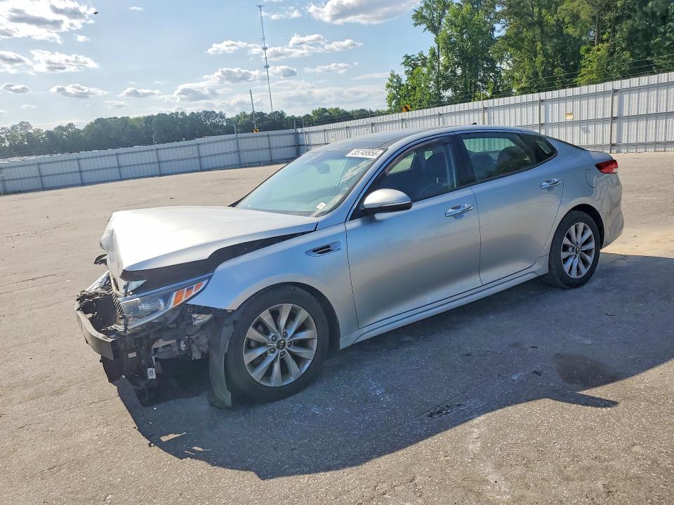 2018 Kia VIN 5XXGU4L36JG186448 COPART salvage auction — FRONT END, Nc - Salvage Certificate Of Title, sold $400 on 2026-07-21 (photo 1)