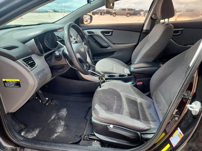 2016 Hyundai Elantra VIN 5NPDH4AE7GH750827 COPART salvage auction — FRONT END, Tx - Salvage Vehicle Title, sold $500 on 2026-07-30 (photo 7)