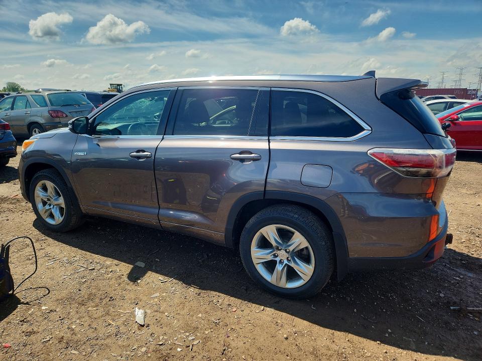 2015 Toyota Highlander VIN 5TDDCRFHXFS008560 COPART salvage auction — ROOF, Il - Salvage Certificate, sold $5,700 on 2026-07-28 (photo 2)