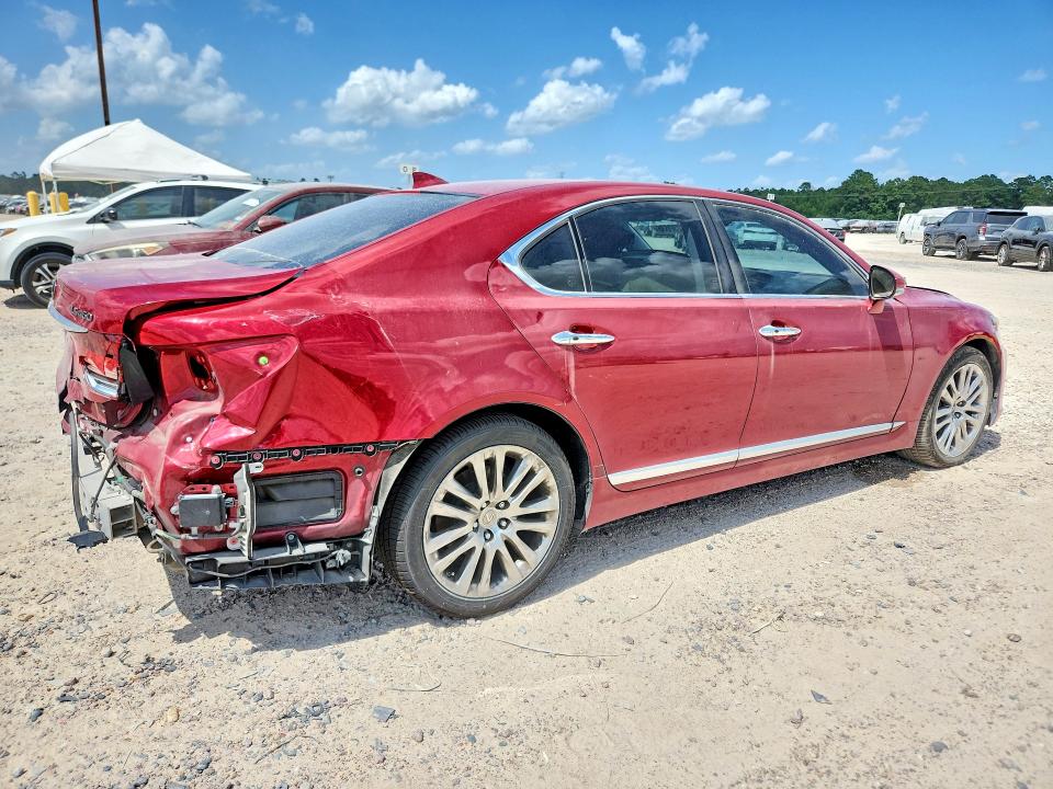 2014 Lexus Ls VIN JTHBL5EFXE5125462 COPART salvage auction — REAR END, Tx - Salvage Vehicle Title, sold $5,000 on 2026-07-10 (photo 3)