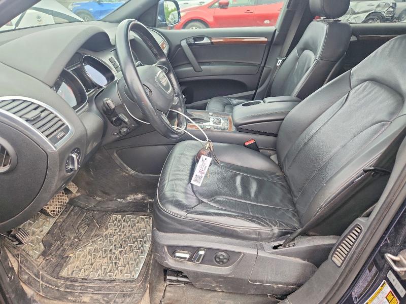 2015 Audi Q7 VIN WA1WGCFE6FD011722 COPART salvage auction — FRONT END, Qc - Gravement Accidente, sold $525 on 2026-07-21 (photo 7)