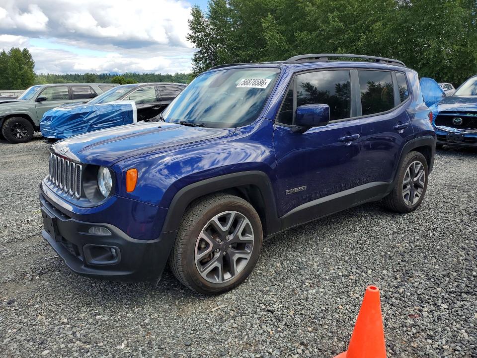 2018 Jeep Renegade VIN ZACCJABB5JPJ30878 COPART salvage auction — HAIL, Tx - Certificate Of Title, sold $1,850 on 2026-07-27 (photo 1)