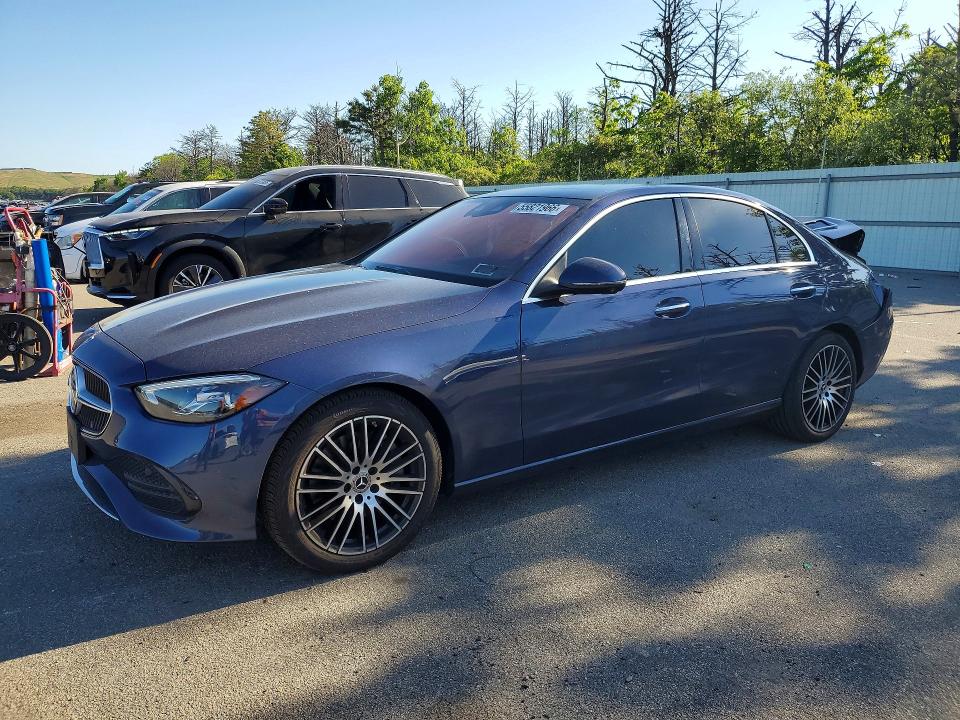 2023 Mercedes-benz C-klasse VIN W1KAF4HBXPR151200 COPART salvage auction — REAR END, Ny - Mv-907A Salvage Certificate, sold $22,200 on 2026-07-13 (photo 1)