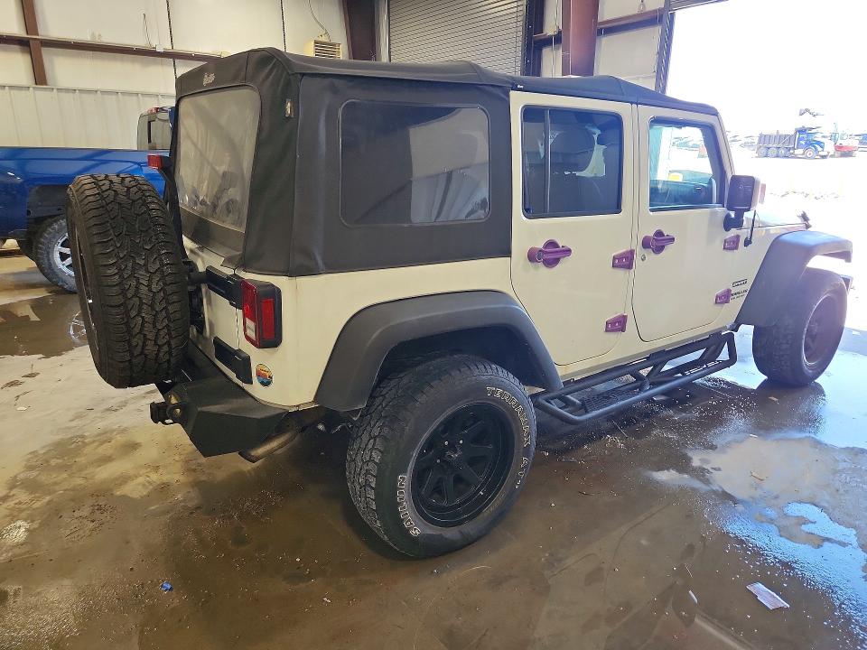 2014 Jeep Wrangler unlimited VIN 1C4BJWDG6EL113215 COPART salvage auction — NORMAL WEAR, In - Certificate Of Title, sold $1,600 on 2026-07-09 (photo 3)