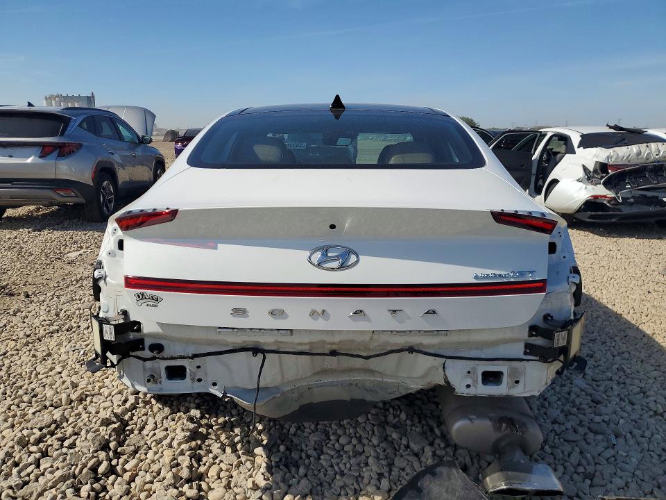 2021 Hyundai Sonata VIN 5NPEH4J28MH095826 COPART salvage auction — REAR END, Il - Salvage Certificate, sold $9,500 on 2026-07-08 (photo 6)
