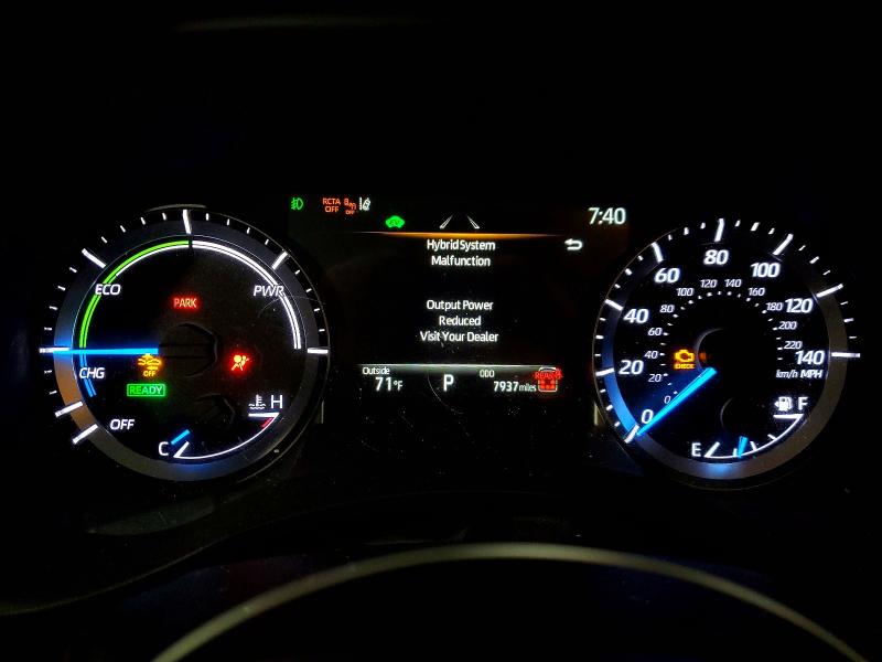 2025 Toyota Highlander hybrid VIN 5TDKBRCH0SS672634 COPART salvage auction — FRONT END, Mn - Cert Of Title-Salvage, sold $19,300 on 2026-08-25 (photo 9)
