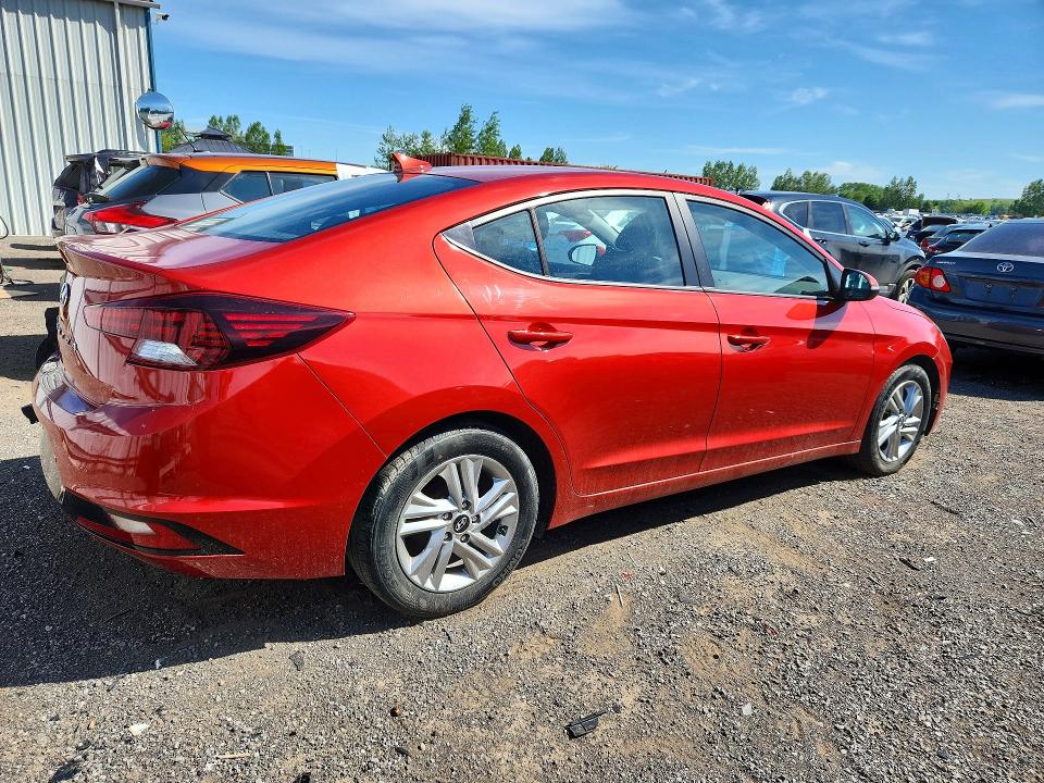 2020 Hyundai Elantra VIN KMHD84LF5LU109838 COPART salvage auction — REAR END, ON - PERMIT NO BRAND - UNFIT, sold $1,500 on 2026-07-23 (photo 3)