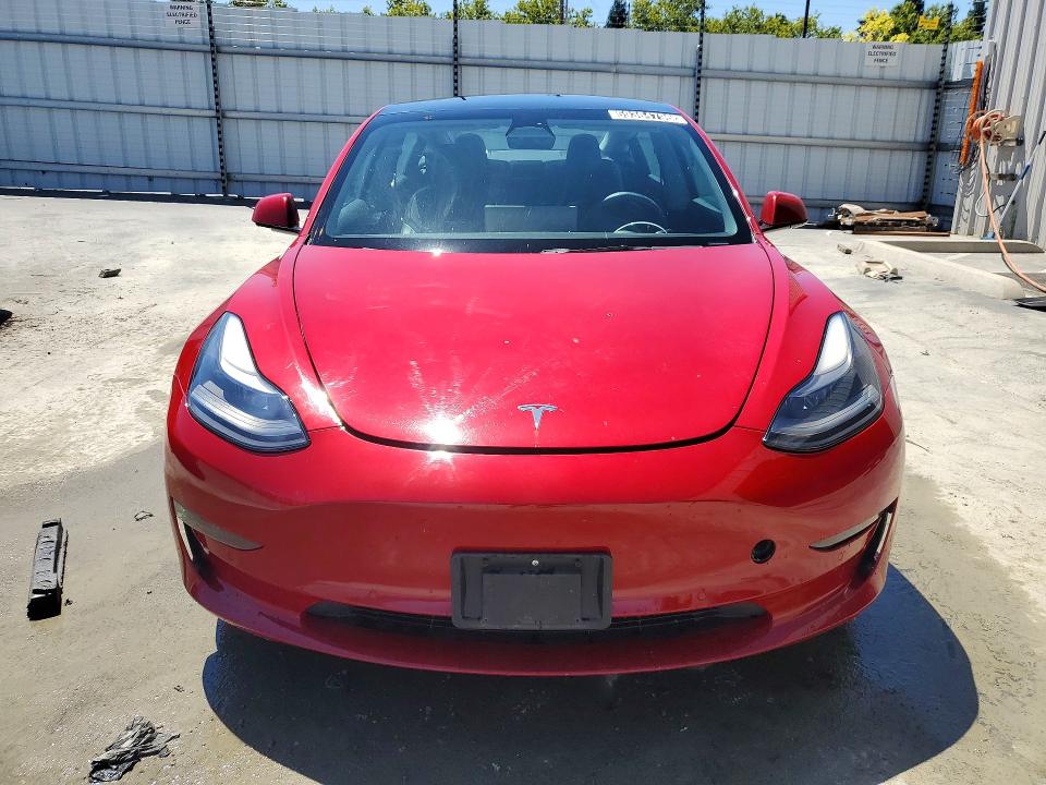 2022 Tesla Model 3 VIN 5YJ3E1EA3NF186793 COPART salvage auction — MECHANICAL, CA - CERTIFICATE OF TITLE, sold $6,600 on 2026-07-08 (photo 5)