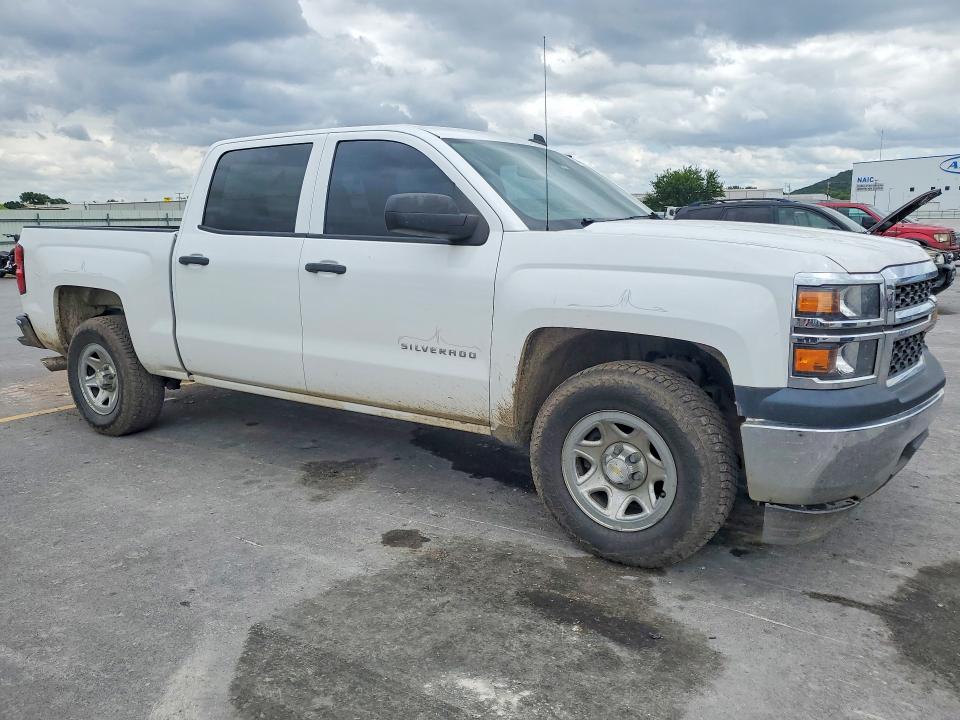 2014 Chevrolet Silverado VIN 3GCPCPEH6EG464331 COPART salvage auction — HAIL, Ok - Cert Of Title-Salvage, sold $3,050 on 2026-07-22 (photo 4)