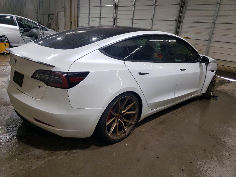 2020 Tesla Model 3 VIN 5YJ3E1EC9LF624800 COPART salvage auction — SIDE, Tn - Salvage Certificate, sold $4,800 on 2026-07-04 (photo 3)