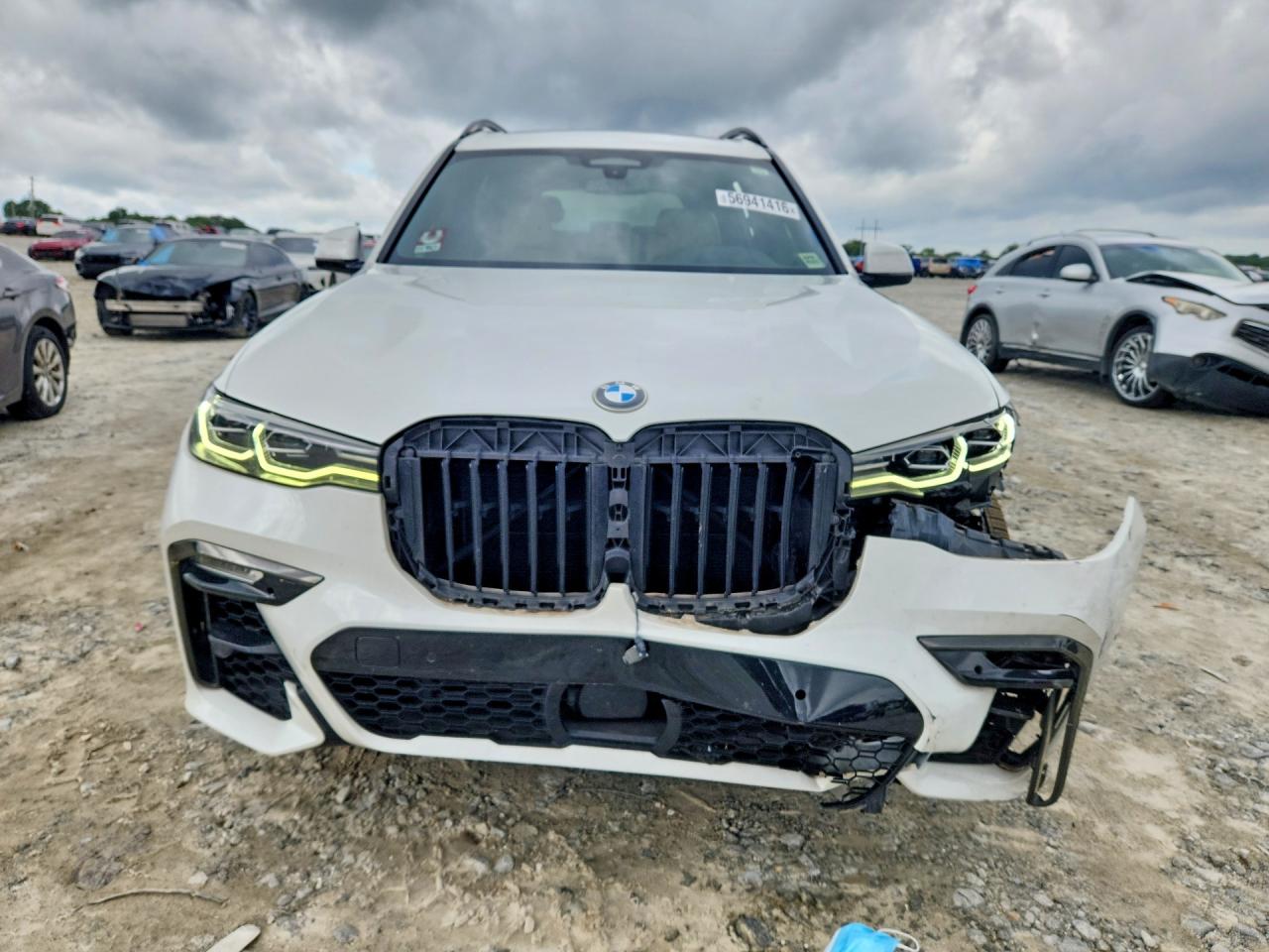 2021 BMW X7 VIN 5UXCW2C03M9E78709 COPART salvage auction — Front End, St - Salvage Title, sold $26,500 on 2026-07-08 (photo 5)