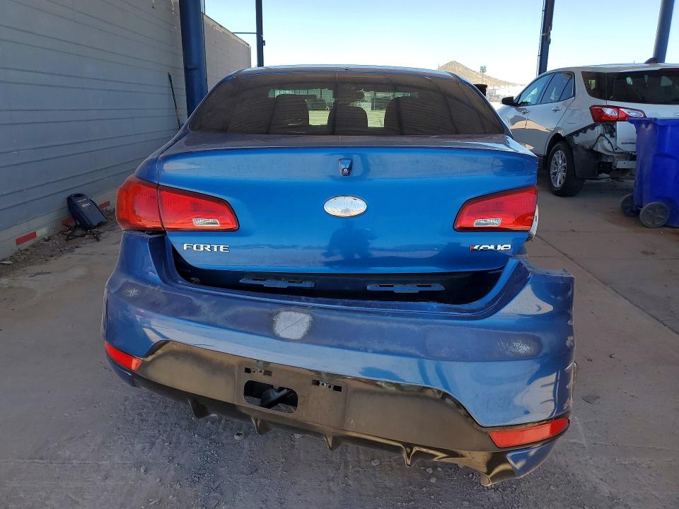 2014 Kia Forte VIN KNAFX6A83E5240678 COPART salvage auction — REAR END, Az - Cert Of Title - Salvage, sold $1,300 on 2026-07-16 (photo 6)