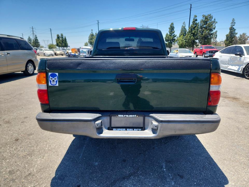 2001 Toyota Tacoma VIN 5TENL42N61Z860287 COPART salvage auction — FRONT END, Ca - Salvage Certificate, sold $525 on 2026-07-21 (photo 6)