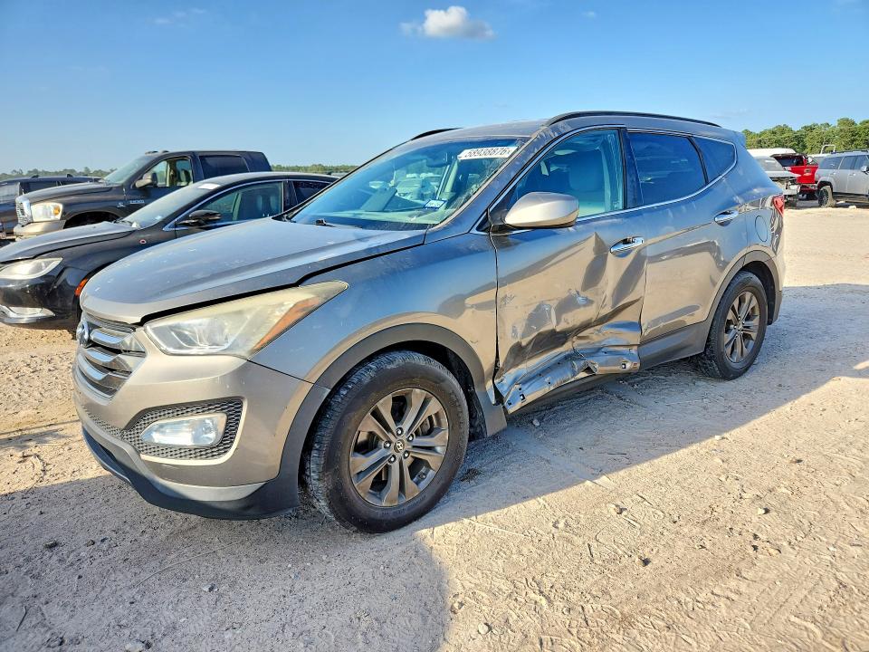 2014 Hyundai VIN 5XYZU3LB6EG204281 COPART salvage auction — SIDE, TX - SALVAGE VEHICLE TITLE (P), sold $375 on 2026-07-24 (photo 1)