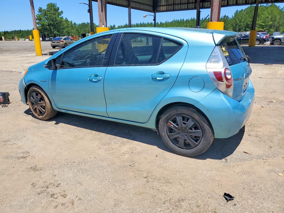 2012 Toyota Prius VIN JTDKDTB37C1018225 COPART salvage auction — REAR END, Sc - Cert Of Title-Salvage, sold $875 on 2026-07-17 (photo 2)