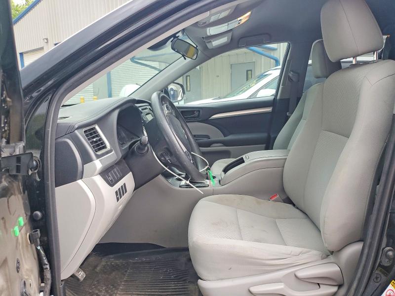 2018 Toyota Highlander VIN 5TDBZRFH9JS879318 COPART salvage auction — FRONT END, Ny - Mv-907A Salvage Certificate, sold $5,600 on 2026-08-01 (photo 7)