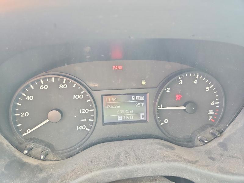2018 Mercedes-benz Metris VIN WD3PG2EAXJ3456539 COPART salvage auction — FRONT END, Ca - Salvage Certificate, sold $4,200 on 2026-07-10 (photo 9)