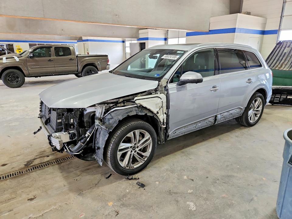 2021 Audi Q7 VIN WA1LJAF79MD022396 COPART salvage auction — FRONT END, Va - Cert Of Title - Salvage, sold $11,400 on 2026-07-17 (photo 1)