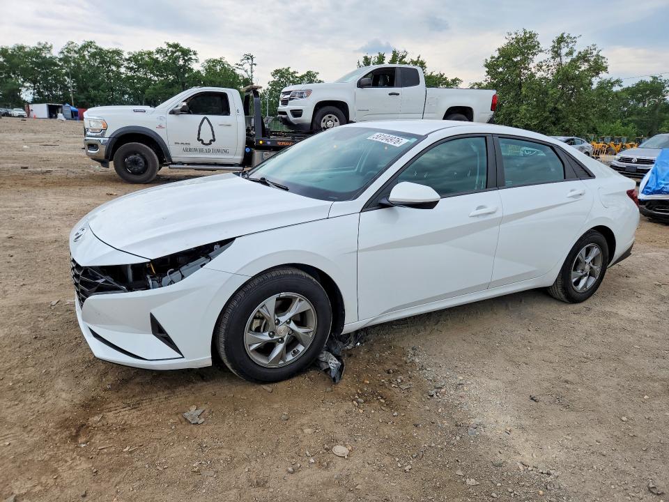 2023 Hyundai VIN 5NPLL4AGXPH089435 COPART salvage auction — FRONT END, Md - Cert Of Salvage < 75% Damage, sold $4,800 on 2026-07-14 (photo 1)