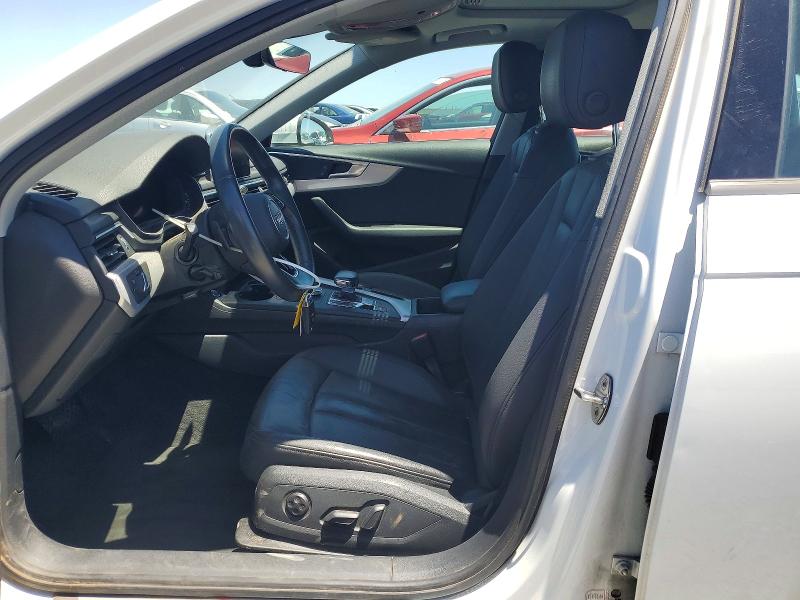 2018 Audi A4 VIN WAUDNAF46JA223042 COPART salvage auction — SIDE, CA - SALVAGE CERTIFICATE, sold $1,050 on 2026-07-21 (photo 7)