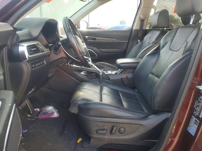 2022 Kia Telluride VIN 5XYP54HC1NG296492 COPART salvage auction — WATER/FLOOD, Fl - Certificate Of Destruction, sold $1,750 on 2026-07-27 (photo 7)