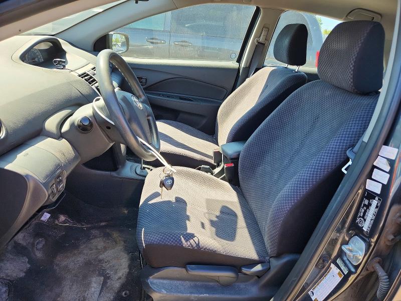 2008 Toyota Yaris VIN JTDBT923481217021 COPART salvage auction — FRONT END, On - Permit No Brand - Unfit, sold $1,700 on 2026-07-07 (photo 7)