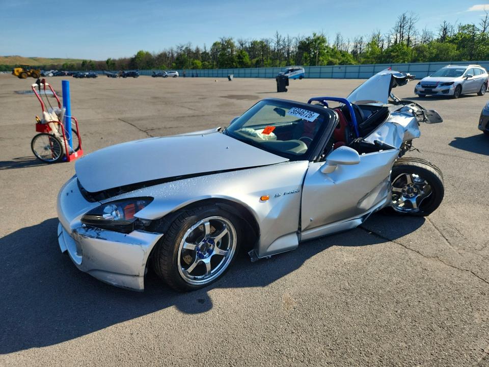 2005 Honda S2000 VIN JHMAP21435S007838 COPART salvage auction — REAR END, NY - MV-907A SALVAGE CERTIFICATE, sold $6,900 on 2026-07-15 (photo 1)