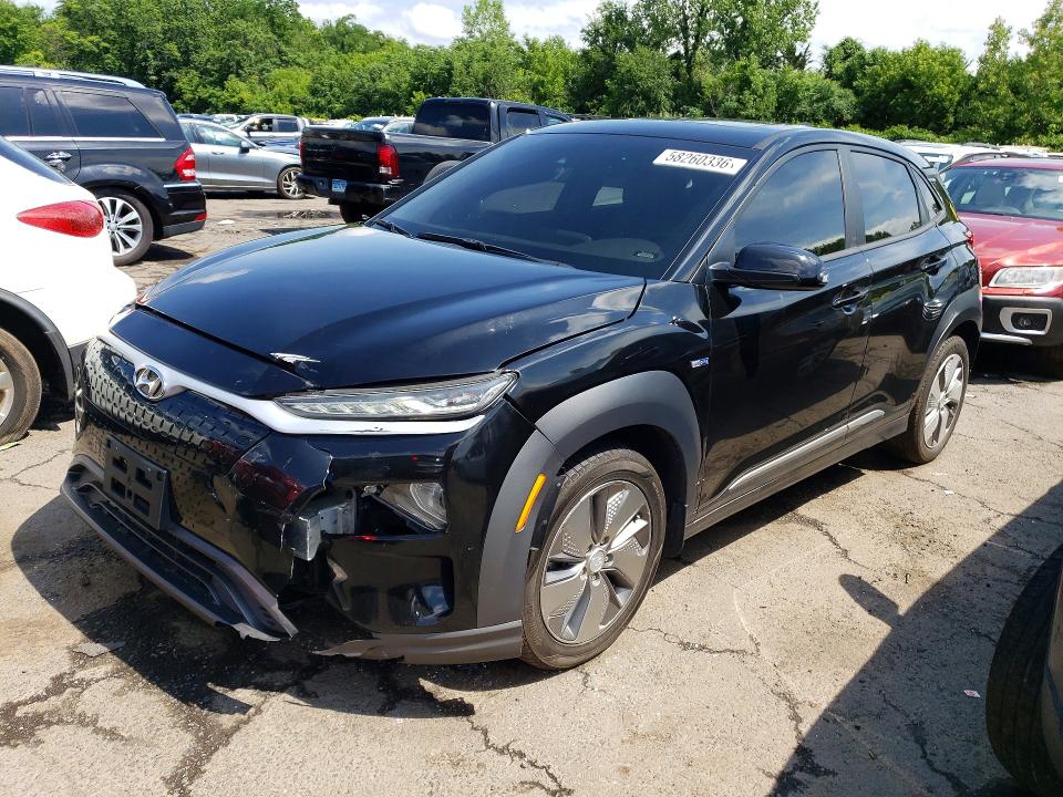2020 Hyundai Kona VIN KM8K33AG9LU069615 COPART salvage auction — SIDE, CT - CERT OF TITLE-SALVAGE, sold $525 on 2026-07-21 (photo 1)