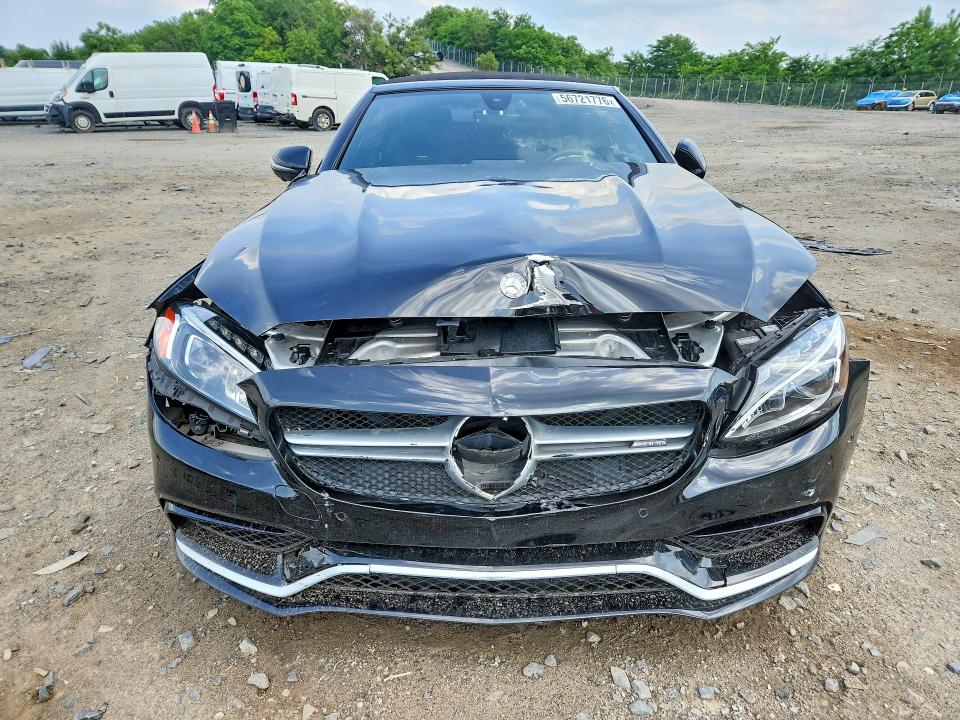 2017 Mercedes-benz VIN WDDWK8GB6HF512547 COPART salvage auction — FRONT END, MD - CERT OF SALVAGE > 75% DAMAGE, sold $10,700 on 2026-08-06 (photo 5)