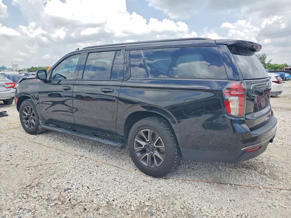 2021 Chevrolet Suburban VIN 1GNSKDKD9MR346793 COPART salvage auction — FRONT END, Salvage Title, sold $9,200 on 2026-07-28 (photo 2)