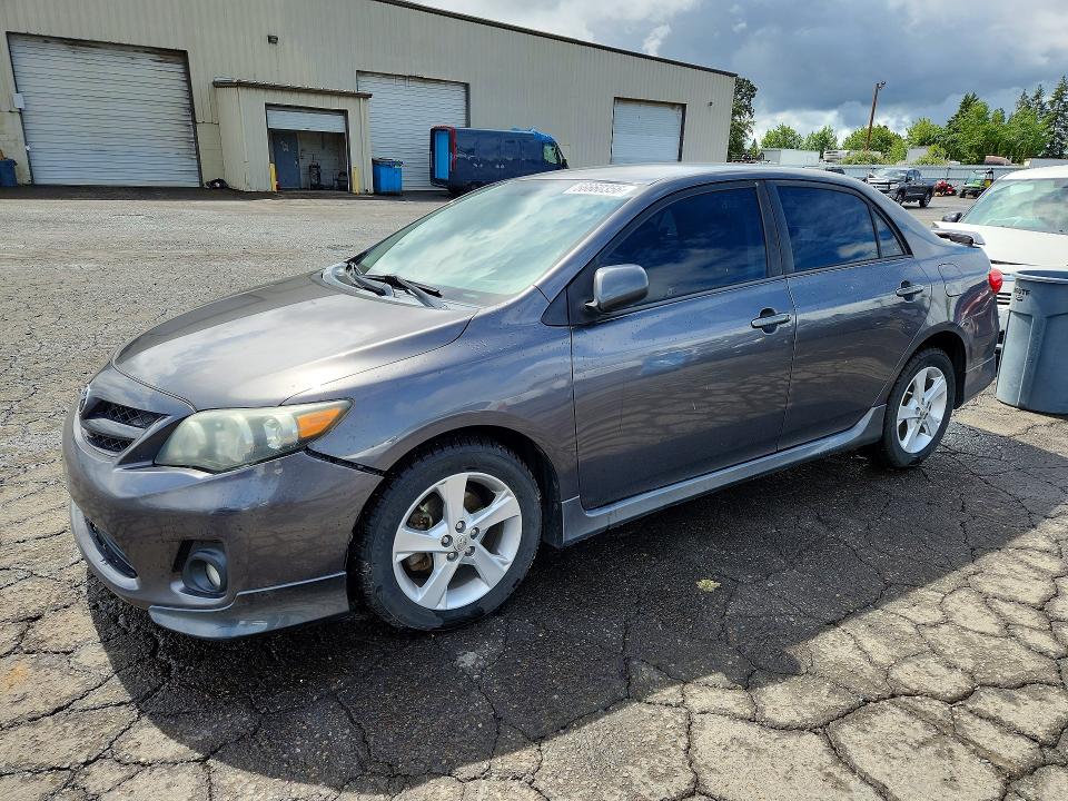 2013 Toyota Corolla VIN 5YFBU4EE4DP158930 COPART salvage auction — FRONT END, Or - Salvage Title Certificate, sold $825 on 2026-07-27 (photo 1)