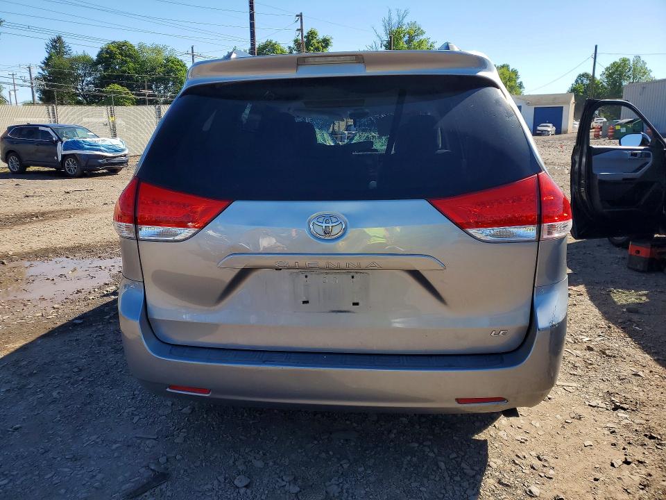2011 Toyota Sienna VIN 5TDKK3DC0BS015929 COPART salvage auction — FRONT END, PA - CERTIFICATE OF SALVAGE, sold $30 on 2026-07-27 (photo 6)