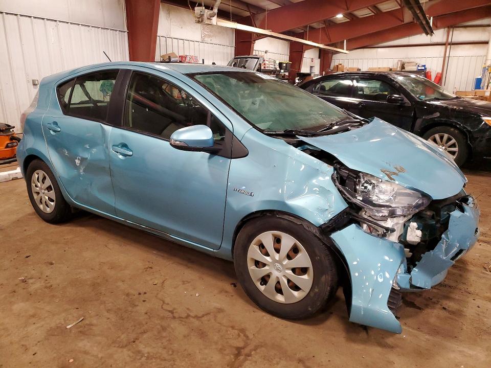 2012 Toyota Prius VIN JTDKDTB30C1003016 COPART salvage auction — FRONT END, Mi - Certificate Of Title, sold $300 on 2026-07-31 (photo 4)